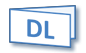 DL 99/210mm (99x420mm piegato a DL, 1 cordonatura sul lato corto)