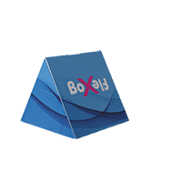 Scatola triangolare orizzontale