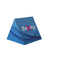 Scatola triangolare orizzontale