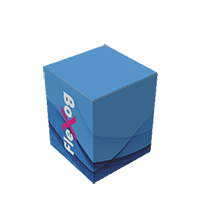 Scatola parte superiore 1 aletta, fondo con serratura