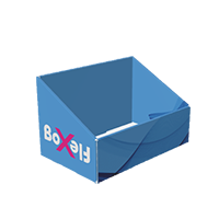 Scatola vassoio inclinato